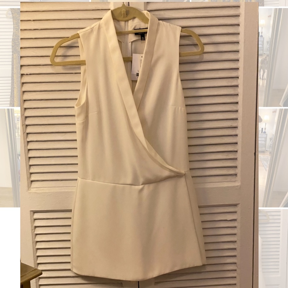 Topshop White Romper Dress - Size 2